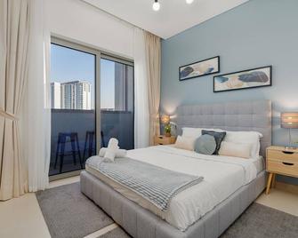 White Sage - Elegant Apartment With Unobstructed City Views - Dubai - Schlafzimmer