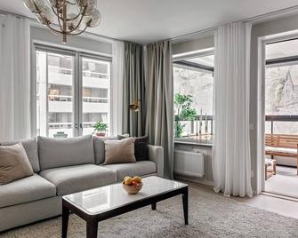 Stylish Waterfront Apt Stockholm - Stockholm - Living room